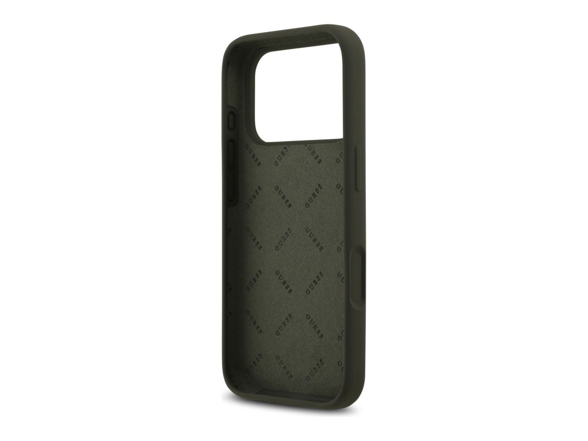 Guess Silicone Big 4G Script Case for iPhone 17 Pro Max - Green