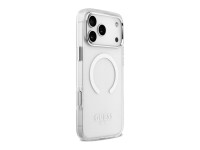 Funda Guess Metal Outline MagSafe para iPhone 17 Pro Max - plateada Funda Guess Metal Outline MagSafe para iPhone 17 Pro Max - plateada