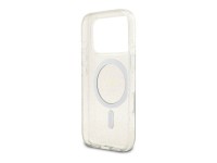Guess IML Glitter Pearl Strap MagSafe Case for iPhone 17 Pro - Clear Guess IML Glitter Pearl Strap MagSafe Case for iPhone 17 Pro - Clear