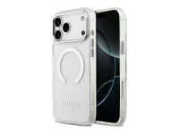 Funda Guess Metal Outline MagSafe para iPhone 17 Pro Max - plateada Funda Guess Metal Outline MagSafe para iPhone 17 Pro Max - plateada