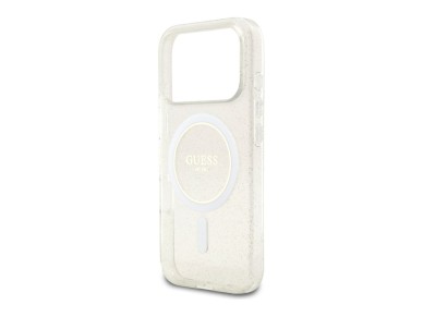 Funda Guess IML Glitter Pearl con correa MagSafe para iPhone 17 Pro - Transparente Funda Guess IML Glitter Pearl con correa MagSafe para iPhone 17 Pro - Transparente