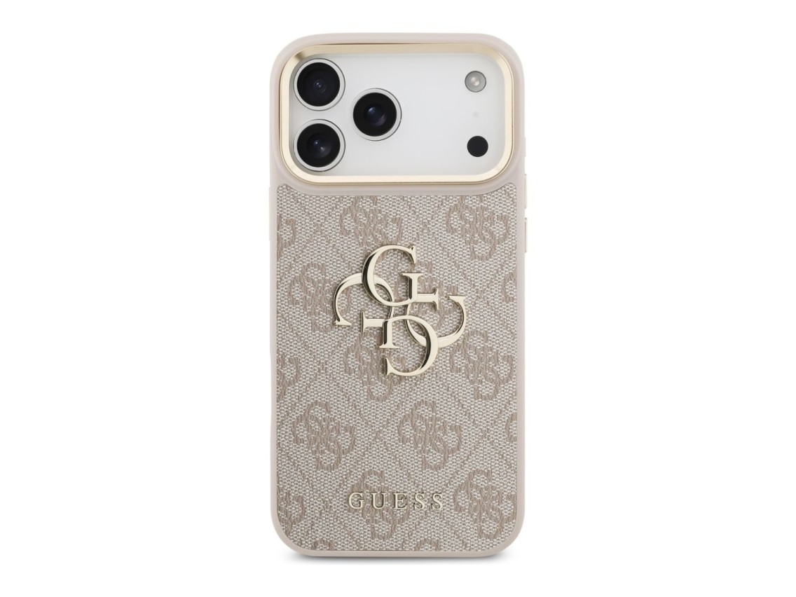 Funda Guess 4G Big 4G Classic Logo con correa grande y botones met�licos para iPhone 17 Pro Max - Ro