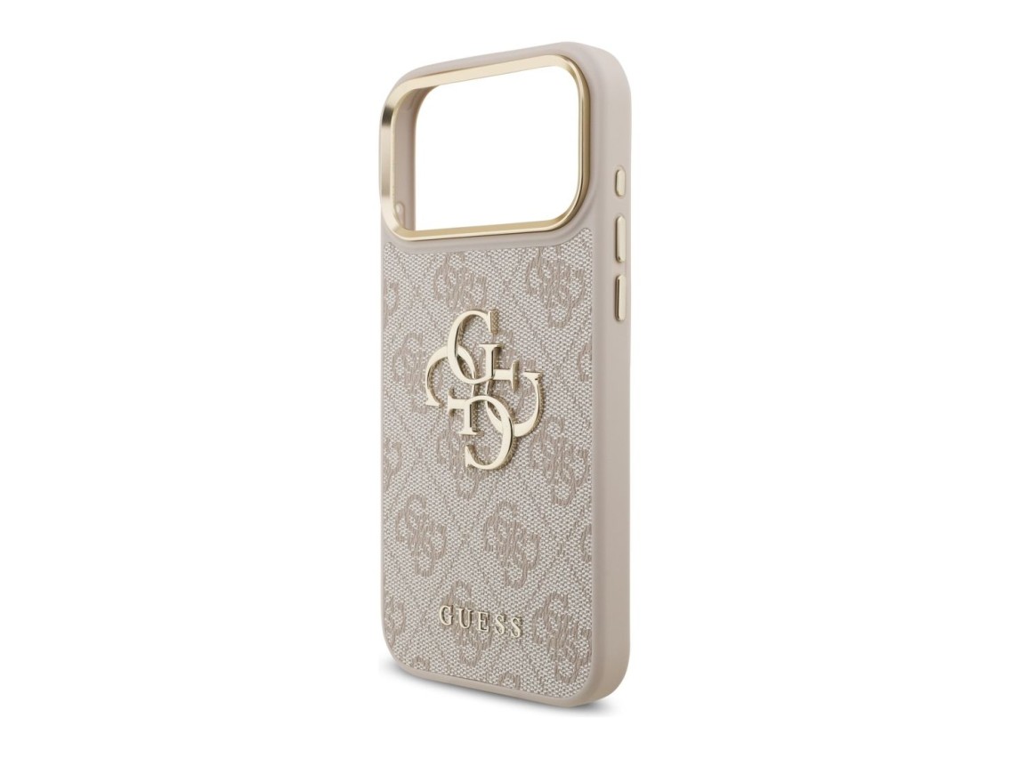 Funda Guess 4G Big 4G Classic Logo con correa grande y botones met�licos para iPhone 17 Pro Max - Ro