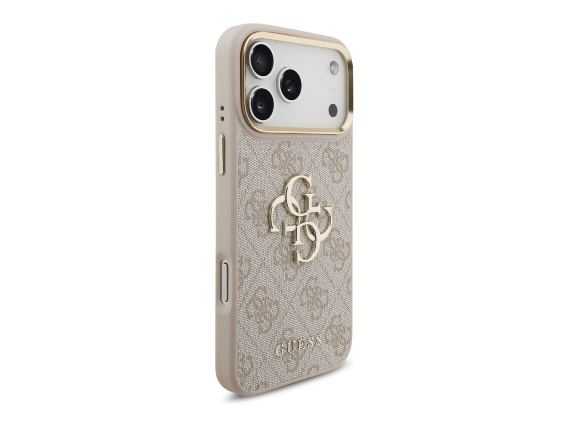 Funda Guess 4G Big 4G Classic Logo con correa grande y botones met�licos para iPhone 17 Pro Max - Ro