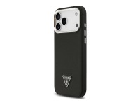 Funda Guess con logo triangular texturizado y MagSafe para iPhone 17 Pro Max - negra Funda Guess con logo triangular texturizado y MagSafe para iPhone 17 Pro Max - negra