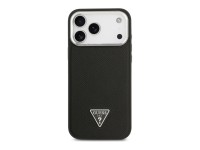 Funda Guess con logo triangular texturizado y MagSafe para iPhone 17 Pro Max - negra Funda Guess con logo triangular texturizado y MagSafe para iPhone 17 Pro Max - negra