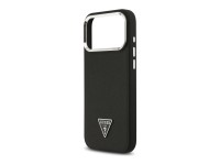 Funda Guess con logo triangular texturizado y MagSafe para iPhone 17 Pro Max - negra Funda Guess con logo triangular texturizado y MagSafe para iPhone 17 Pro Max - negra