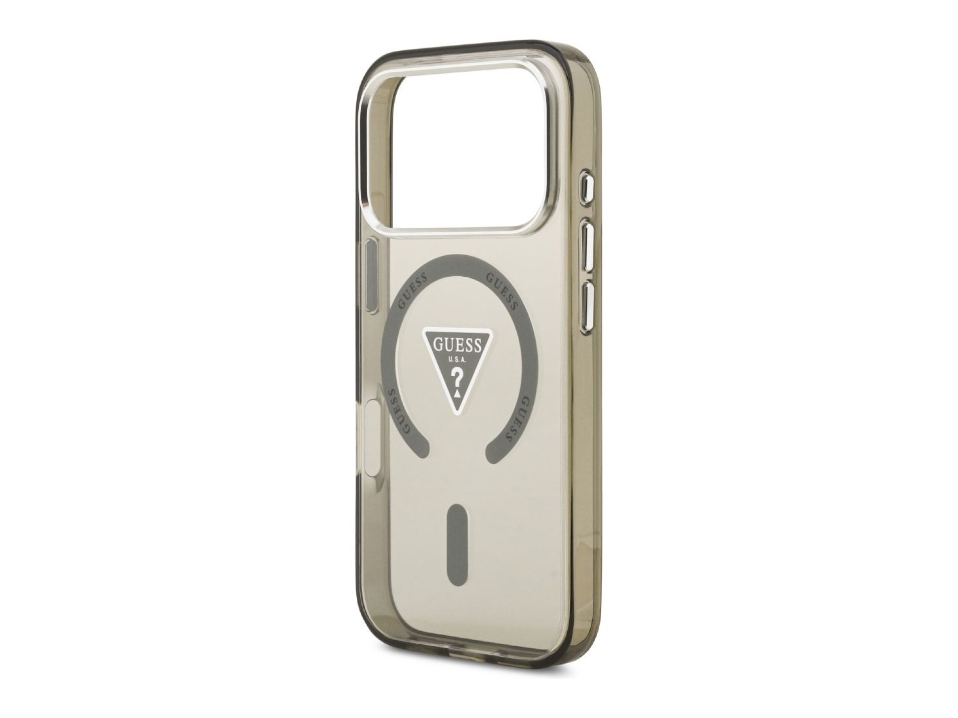 Guess IML Gradient Triangle Logo MagSafe Case for iPhone 17 Pro - Green
