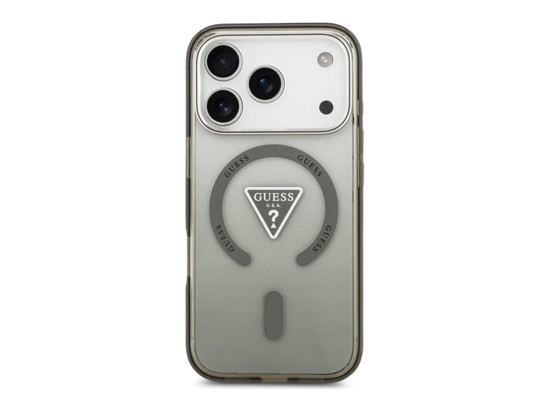 Guess IML Gradient Triangle Logo MagSafe Case for iPhone 17 Pro - Green