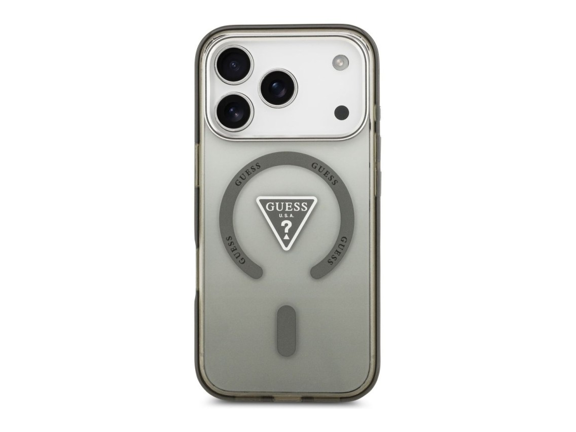 Guess IML Gradient Triangle Logo MagSafe Case for iPhone 17 Pro - Green