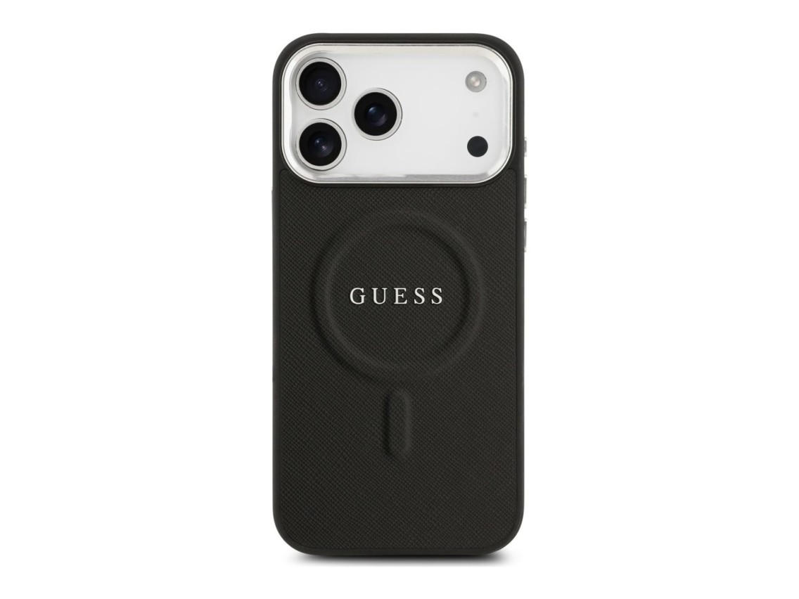 Guess Classic Logo MagSafe Case for iPhone 17 Pro Max - Black