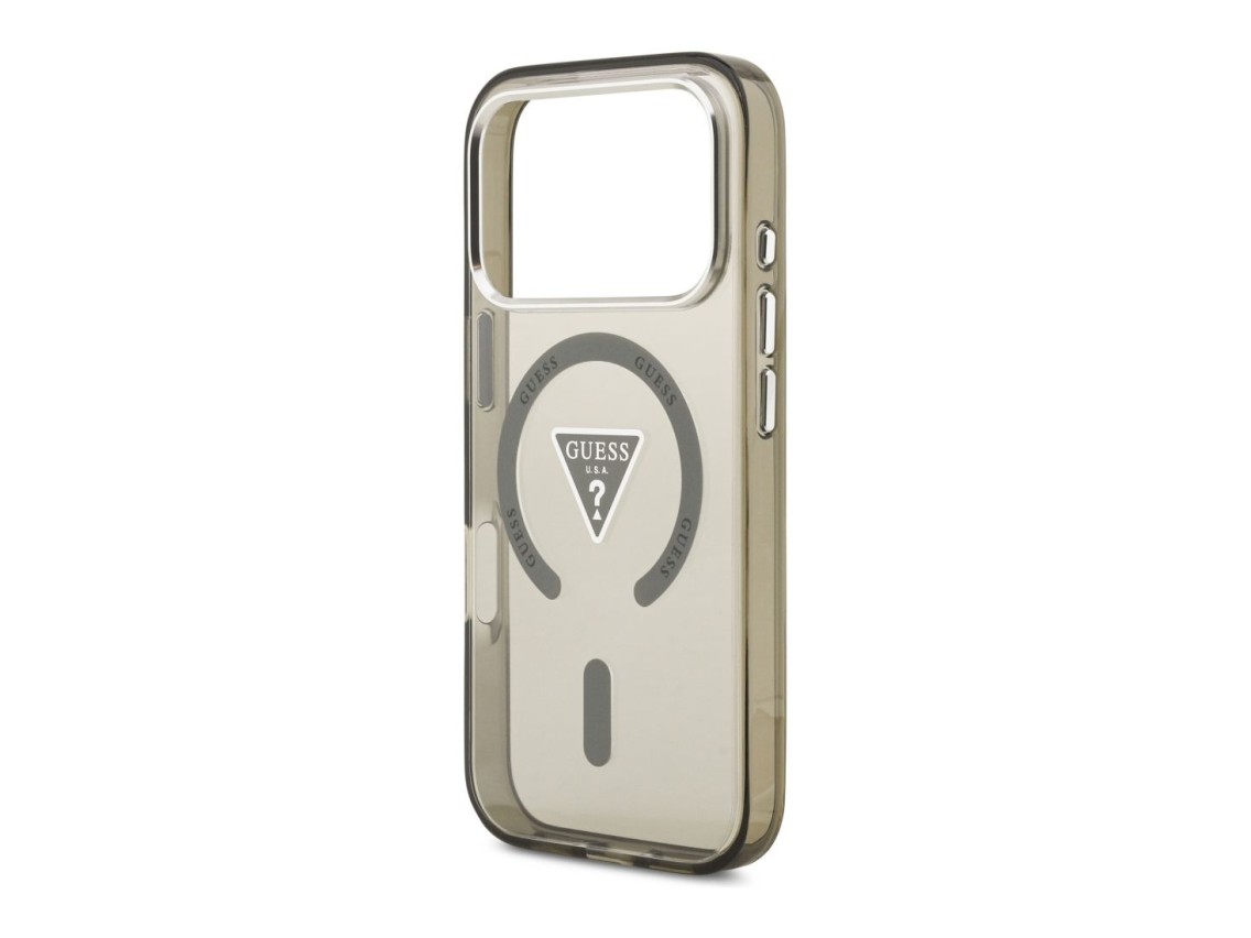 Guess IML Gradient Triangle Logo MagSafe Case for iPhone 17 Pro - Green