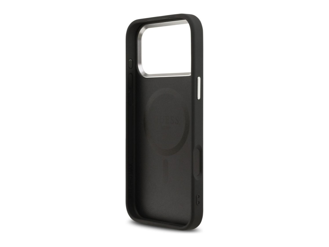 Guess Classic Logo MagSafe Case for iPhone 17 Pro Max - Black