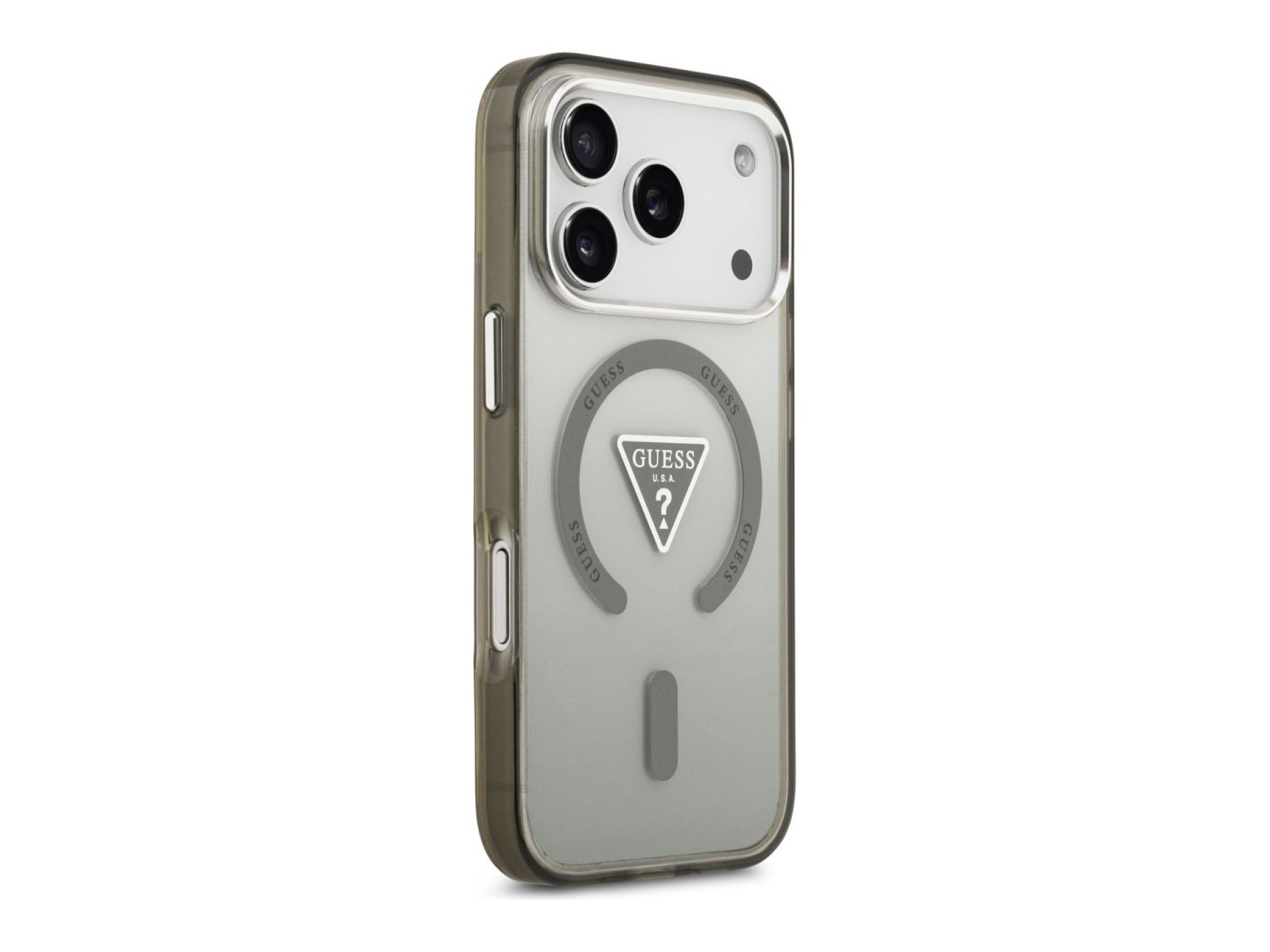 Guess IML Gradient Triangle Logo MagSafe Case for iPhone 17 Pro - Green