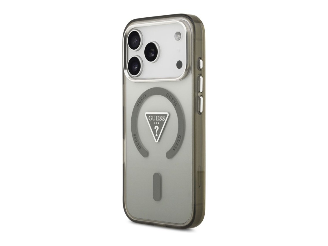 Guess IML Gradient Triangle Logo MagSafe Case for iPhone 17 Pro - Green