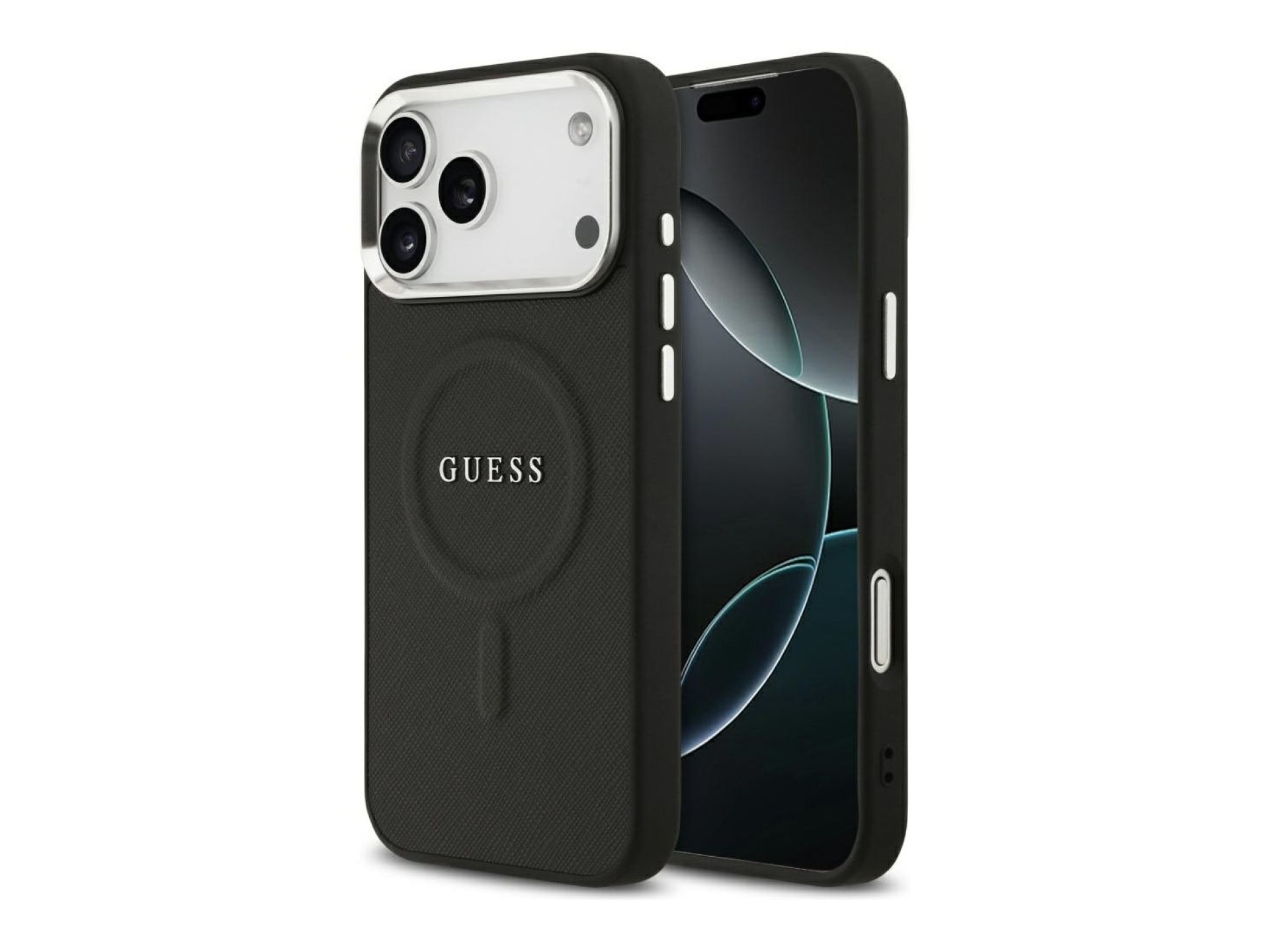 Guess Classic Logo MagSafe Case for iPhone 17 Pro Max - Black