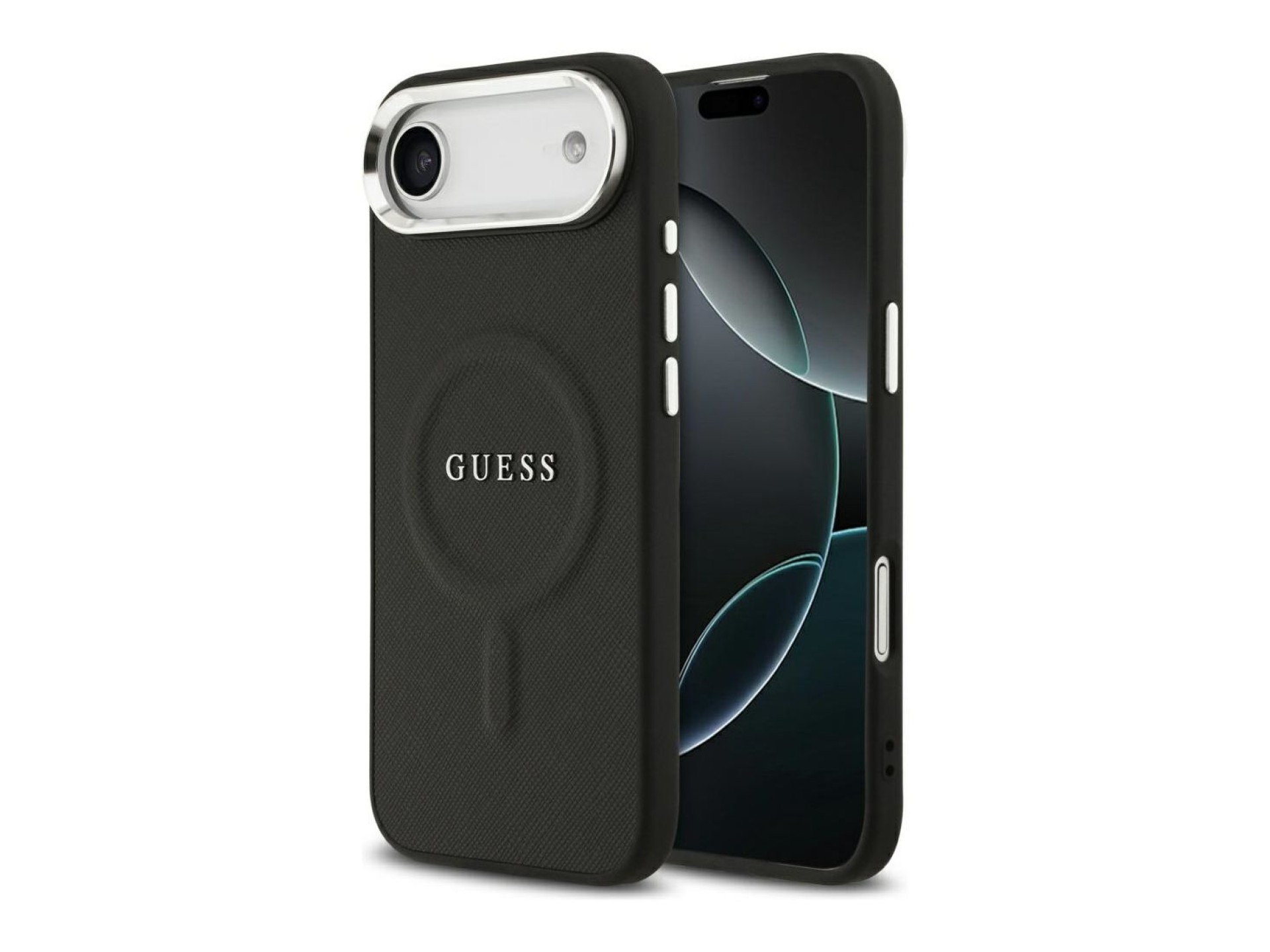 Guess Classic Logo MagSafe Case for iPhone Air - Black