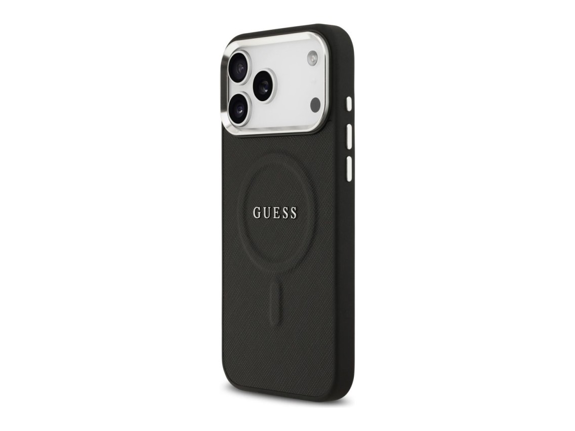 Guess Classic Logo MagSafe Case for iPhone 17 Pro Max - Black