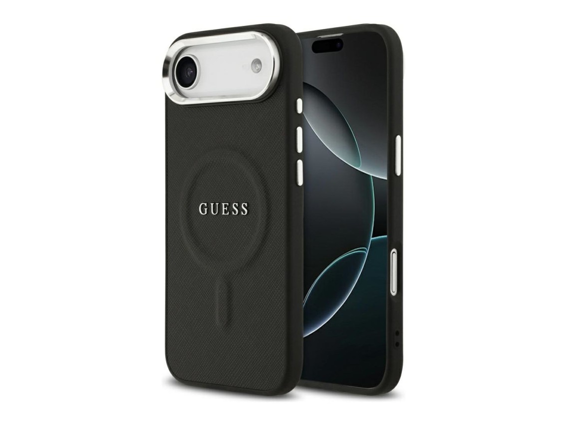 Guess Classic Logo MagSafe Case for iPhone Air - Black