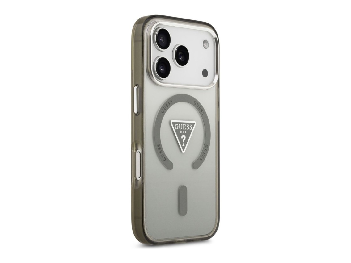 Guess IML Gradient Triangle Logo MagSafe Case for iPhone 17 Pro - Green