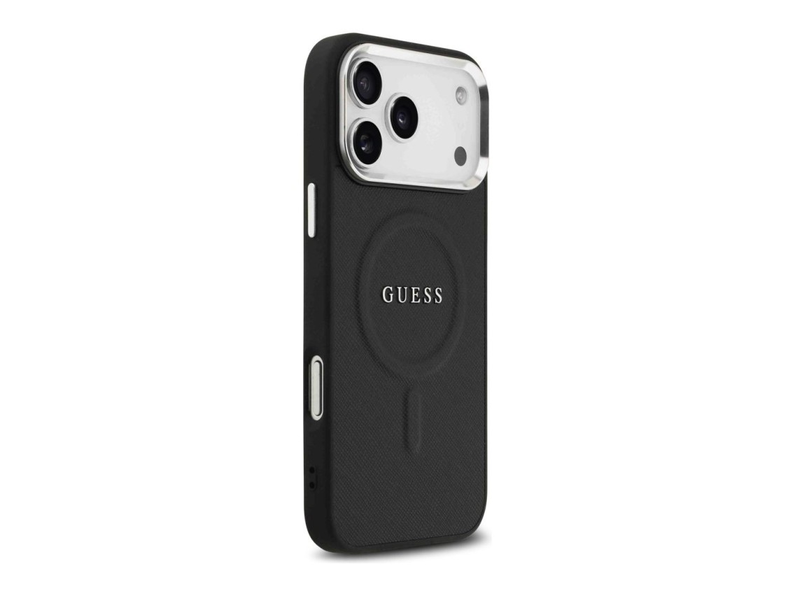 Guess Classic Logo MagSafe Case for iPhone 17 Pro Max - Black