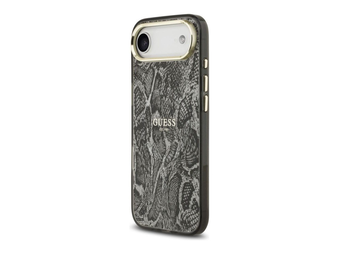Capa MagSafe com estampado de pitão da Guess para iPhone Air - Preta