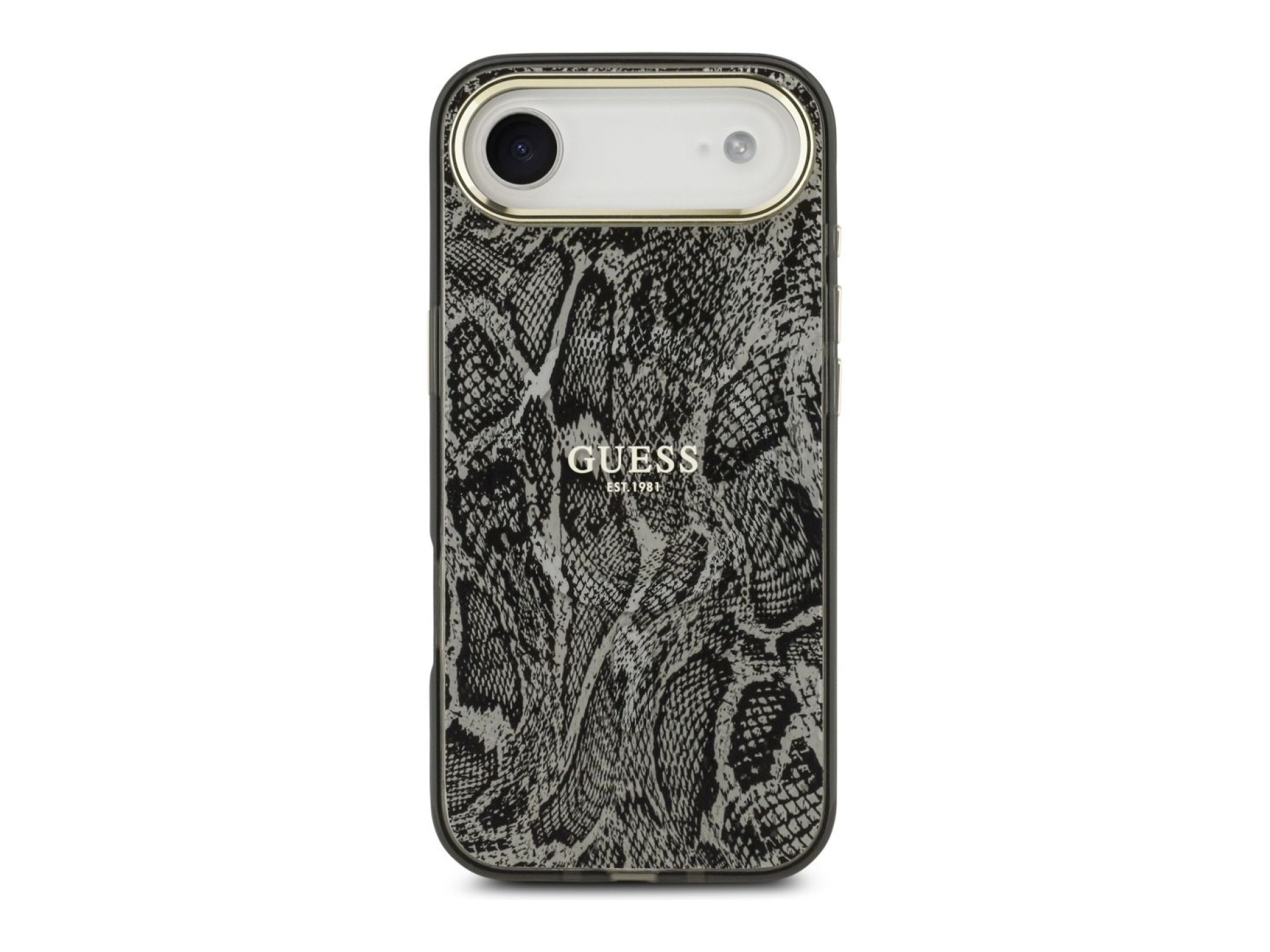 Capa MagSafe com estampado de pitão da Guess para iPhone Air - Preta