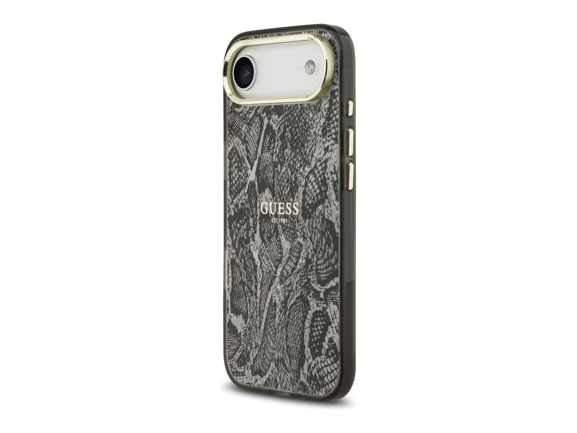 Capa MagSafe com estampado de pitão da Guess para iPhone Air - Preta