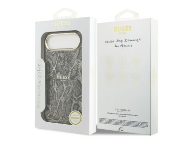 Guess Python Pattern MagSafe Case for iPhone Air - Black Guess Python Pattern MagSafe Case for iPhone Air - Black