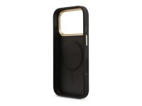 Funda Guess 4G Strass Logo & Big Strap Metal Buttons MagSafe para iPhone 17 Pro - Negra Funda Guess 4G Strass Logo & Big Strap Metal Buttons MagSafe para iPhone 17 Pro - Negra