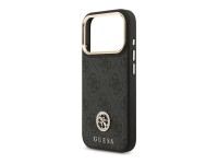 Funda Guess 4G Strass Logo & Big Strap Metal Buttons MagSafe para iPhone 17 Pro - Negra Funda Guess 4G Strass Logo & Big Strap Metal Buttons MagSafe para iPhone 17 Pro - Negra