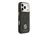 Funda Guess 4G Strass Logo & Big Strap Metal Buttons MagSafe para iPhone 17 Pro - Negra Funda Guess 4G Strass Logo & Big Strap Metal Buttons MagSafe para iPhone 17 Pro - Negra