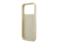 Guess Croco Triangle Logo MagSafe case for iPhone 17 Pro - gold Guess Croco Triangle Logo MagSafe case for iPhone 17 Pro - gold