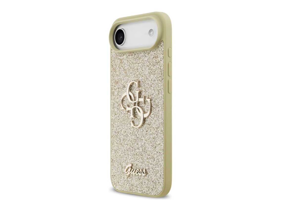 Guess Fixed Glitter Big 4G case for iPhone Air - gold