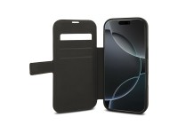 Funda metálica con logo Guess Book 4G para iPhone 17 Pro - Marrón Funda metálica con logo Guess Book 4G para iPhone 17 Pro - Marrón