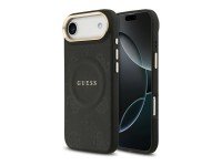 Guess Peony Hot Stamp MagSafe Case for iPhone Air - Black Guess Peony Hot Stamp MagSafe Case for iPhone Air - Black
