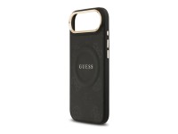 Guess Peony Hot Stamp MagSafe Case for iPhone Air - Black Guess Peony Hot Stamp MagSafe Case for iPhone Air - Black