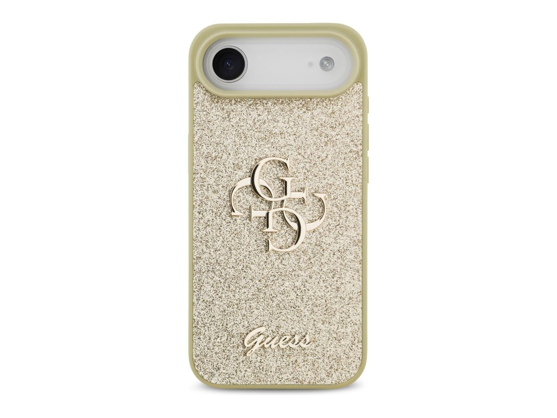 Guess Fixed Glitter Big 4G case for iPhone Air - gold