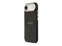 Guess Peony Hot Stamp MagSafe Case for iPhone Air - Black Guess Peony Hot Stamp MagSafe Case for iPhone Air - Black