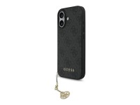Capa MagSafe Guess 4G Charms Collection para iPhone 17 - preta Capa MagSafe Guess 4G Charms Collection para iPhone 17 - preta