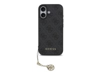 Capa MagSafe Guess 4G Charms Collection para iPhone 17 - preta Capa MagSafe Guess 4G Charms Collection para iPhone 17 - preta
