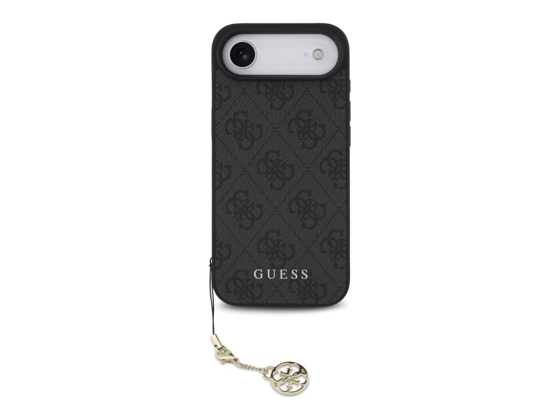Funda Guess 4G Charms Collection MagSafe para iPhone Air - negra