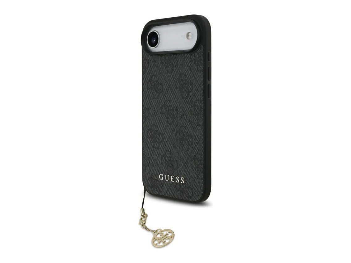 Funda Guess 4G Charms Collection MagSafe para iPhone Air - negra