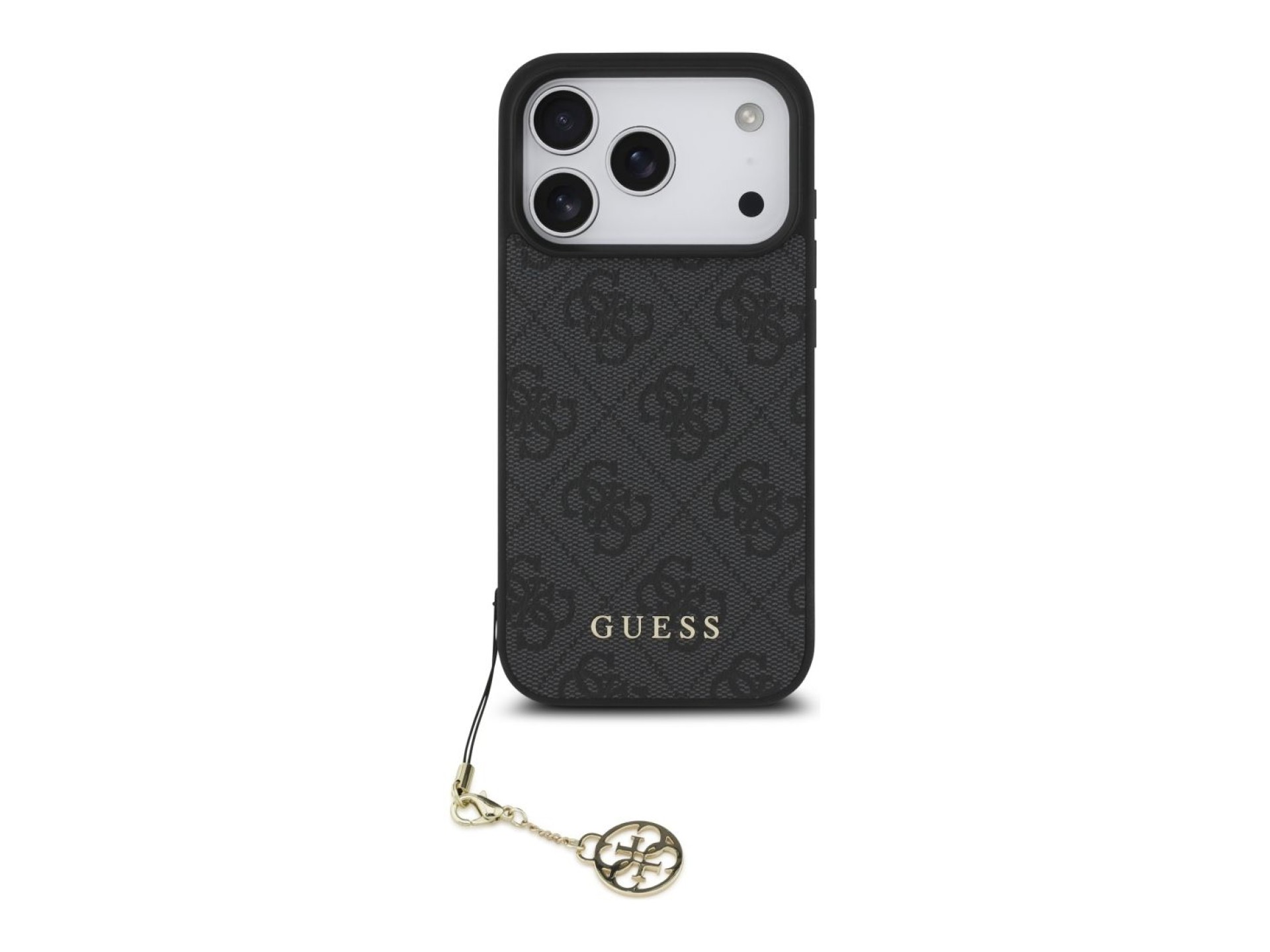 Funda Guess 4G Charms Collection MagSafe para iPhone 17 Pro - negra