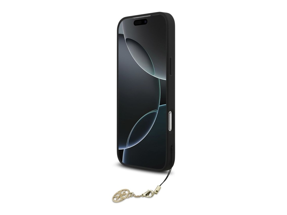 Funda Guess 4G Charms Collection MagSafe para iPhone 17 Pro Max - negra