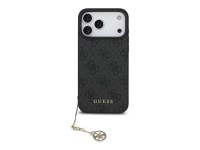 Funda Guess 4G Charms Collection MagSafe para iPhone 17 Pro Max - negra Funda Guess 4G Charms Collection MagSafe para iPhone 17 Pro Max - negra
