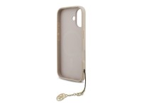 Capa MagSafe Guess 4G Charms Collection para iPhone 17 - Rosa