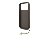Guess 4G Charms Collection MagSafe case for iPhone 17 Pro Max - brown Guess 4G Charms Collection MagSafe case for iPhone 17 Pro Max - brown