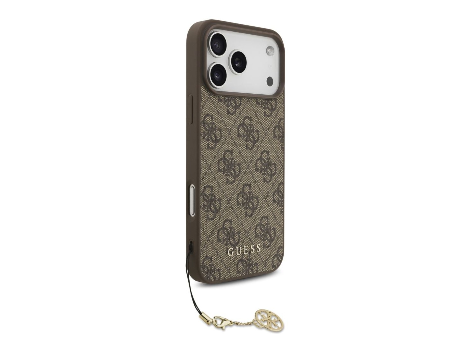 Guess 4G Charms Collection MagSafe case for iPhone 17 Pro Max - brown
