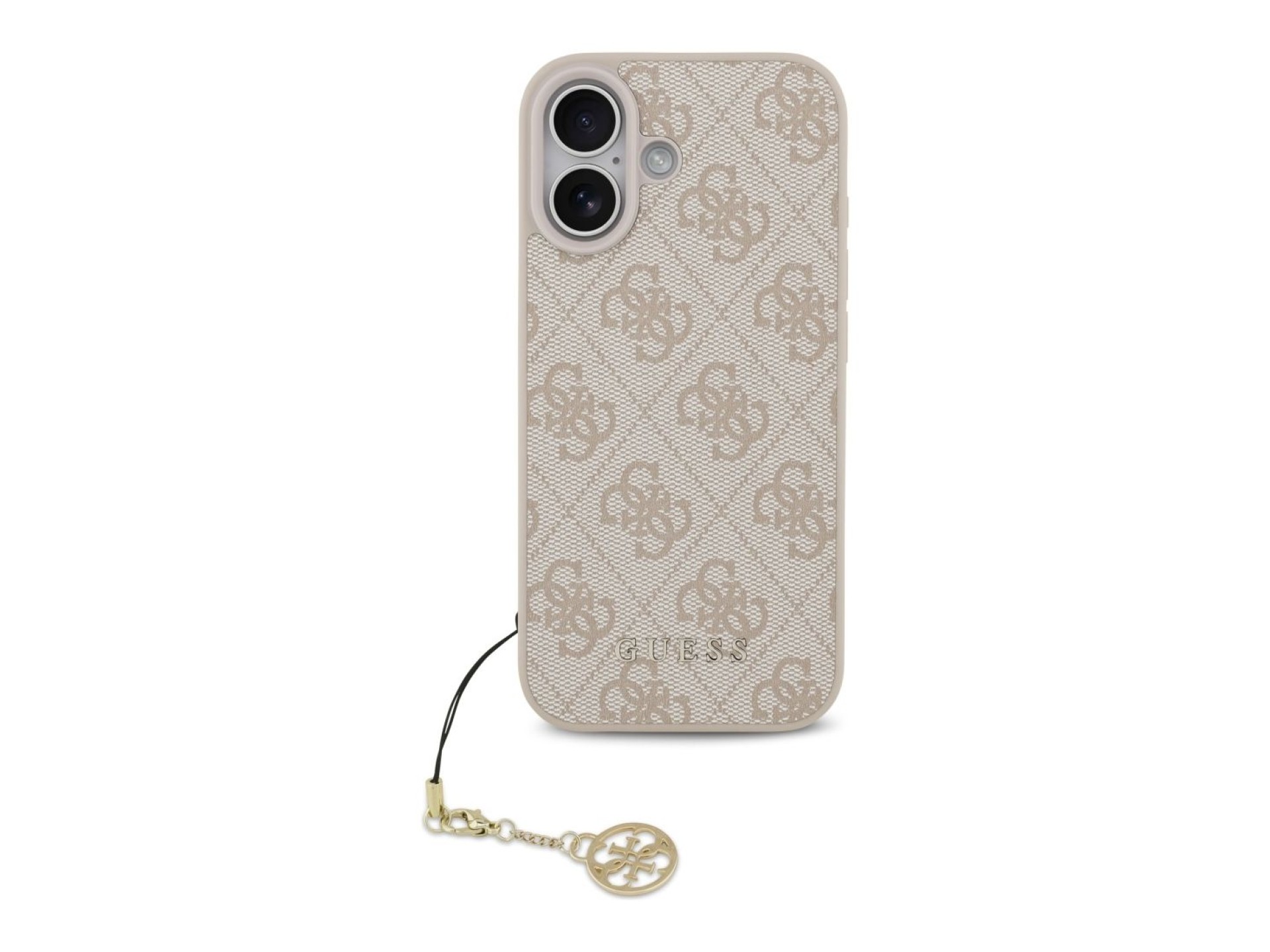 Capa MagSafe Guess 4G Charms Collection para iPhone 17 - Rosa
